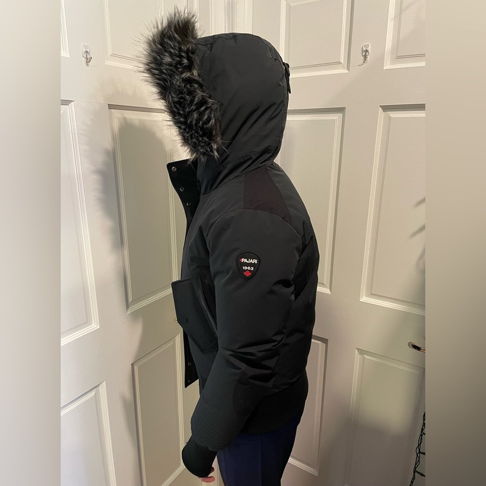 Pajar Black Jacket with Logo Patch - image 5